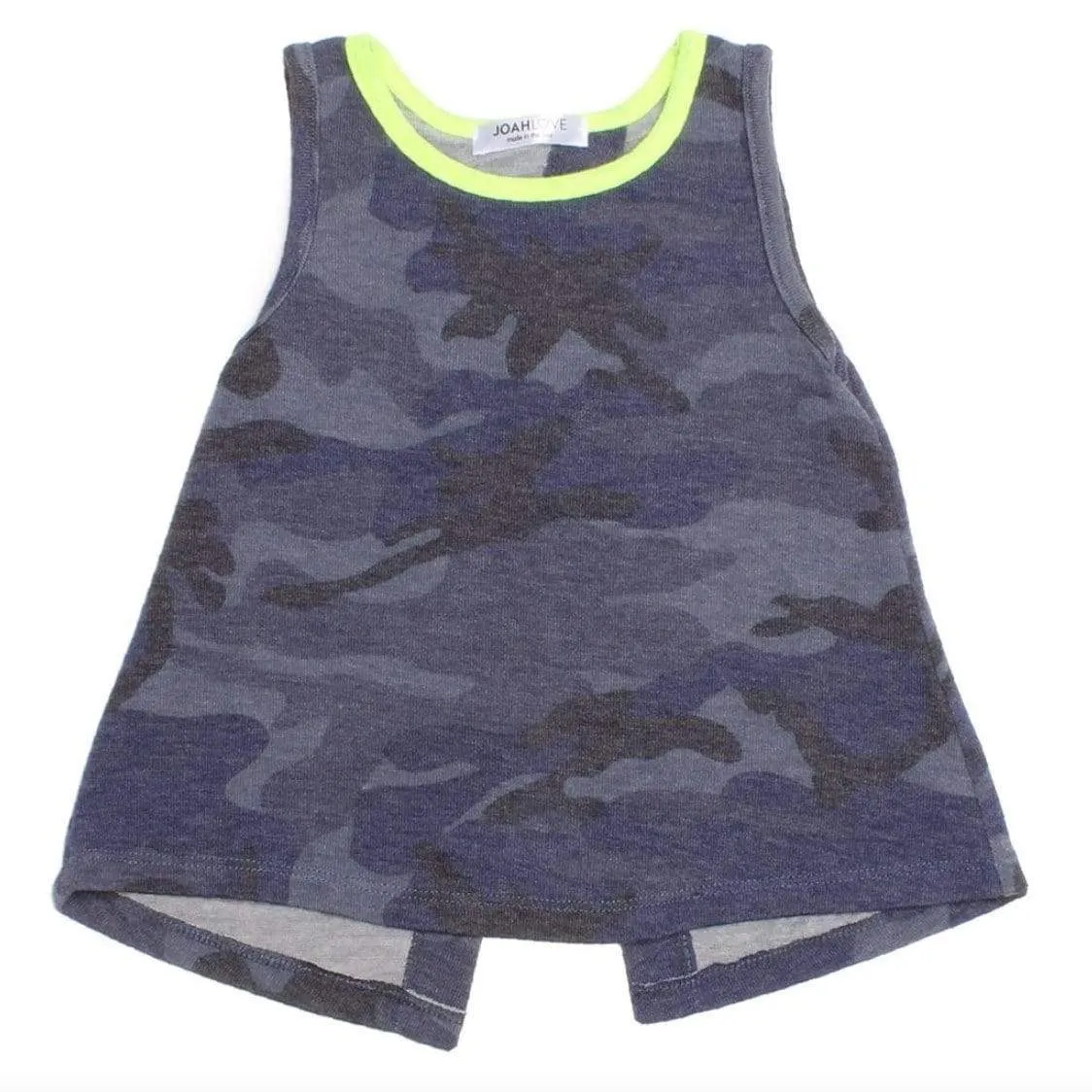 Joah Love Blue Camo Girls Tank Top