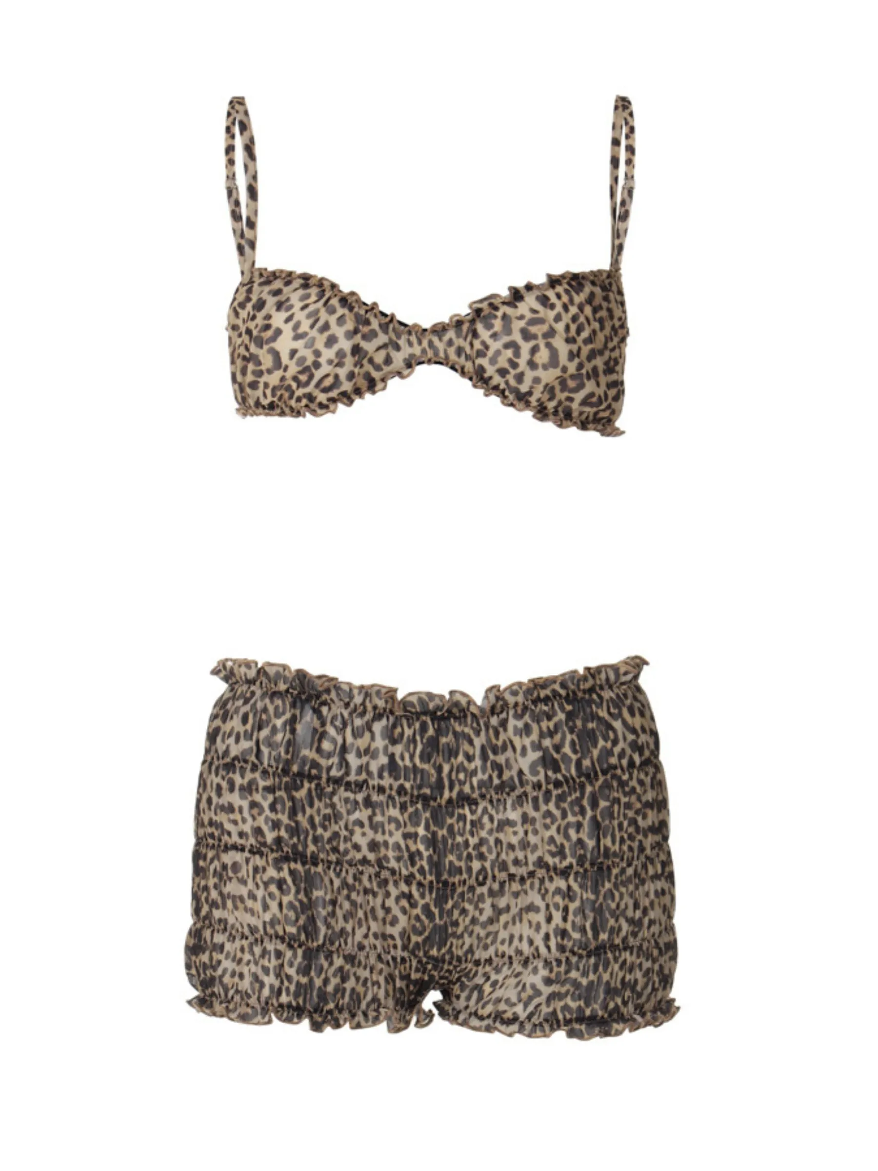 Laycee Leopard Shorts Set