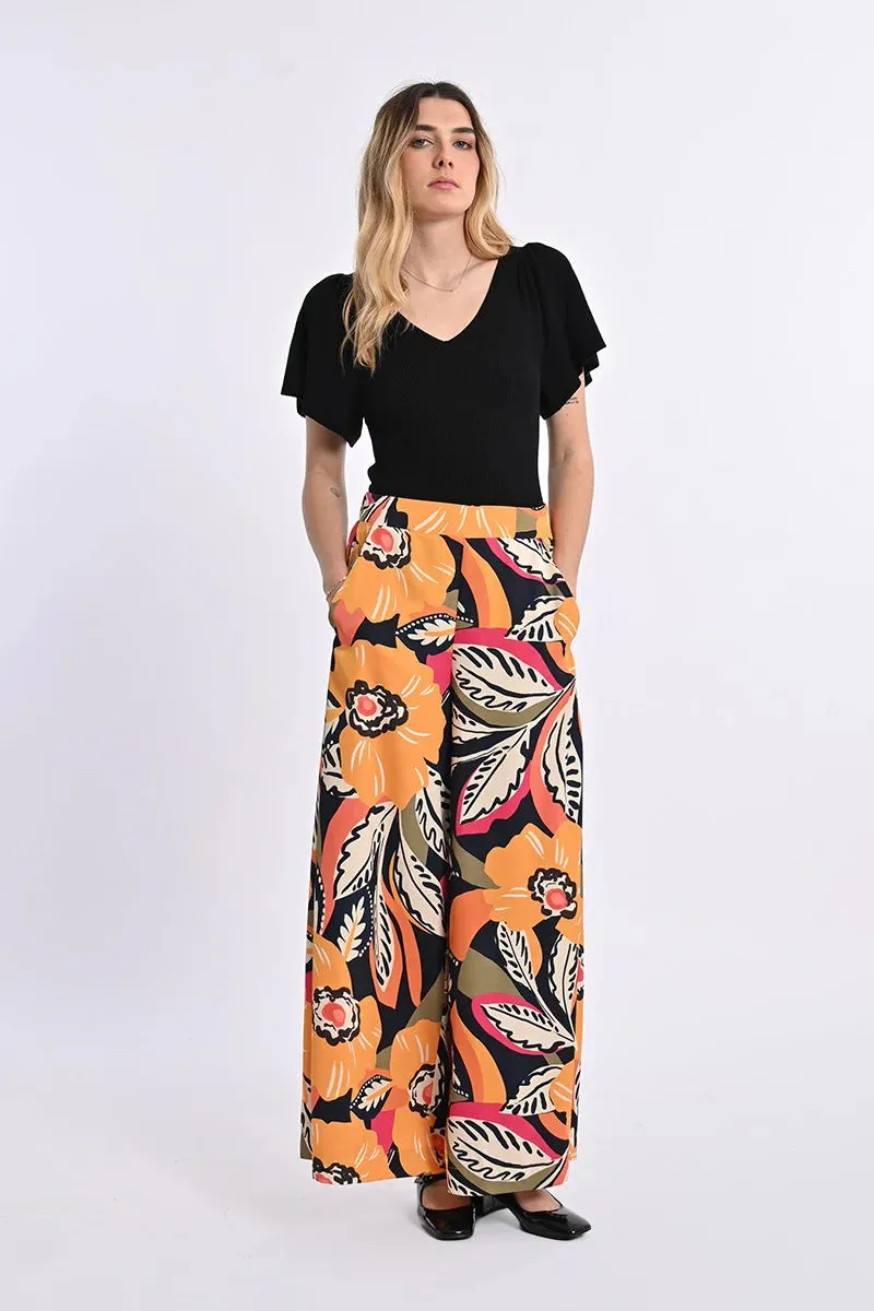 LENORA PRINTED PANTS
