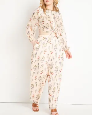 Leslie Printed Chiffon Pant | Stem Search