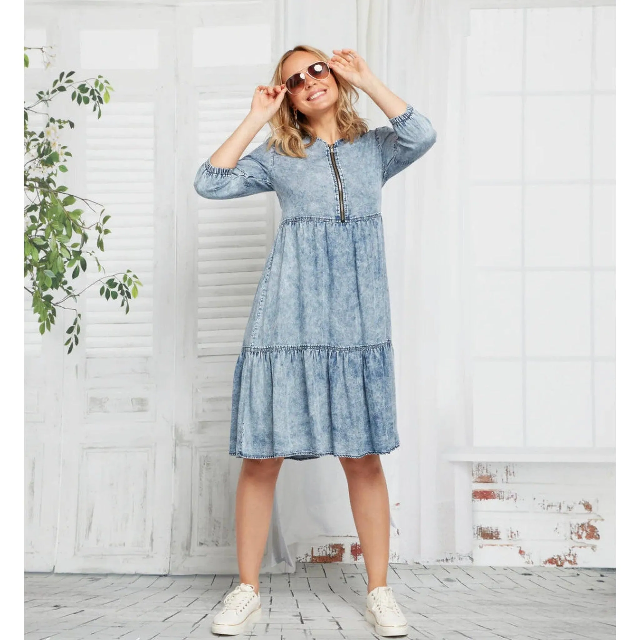 Lightweight Denim Dress