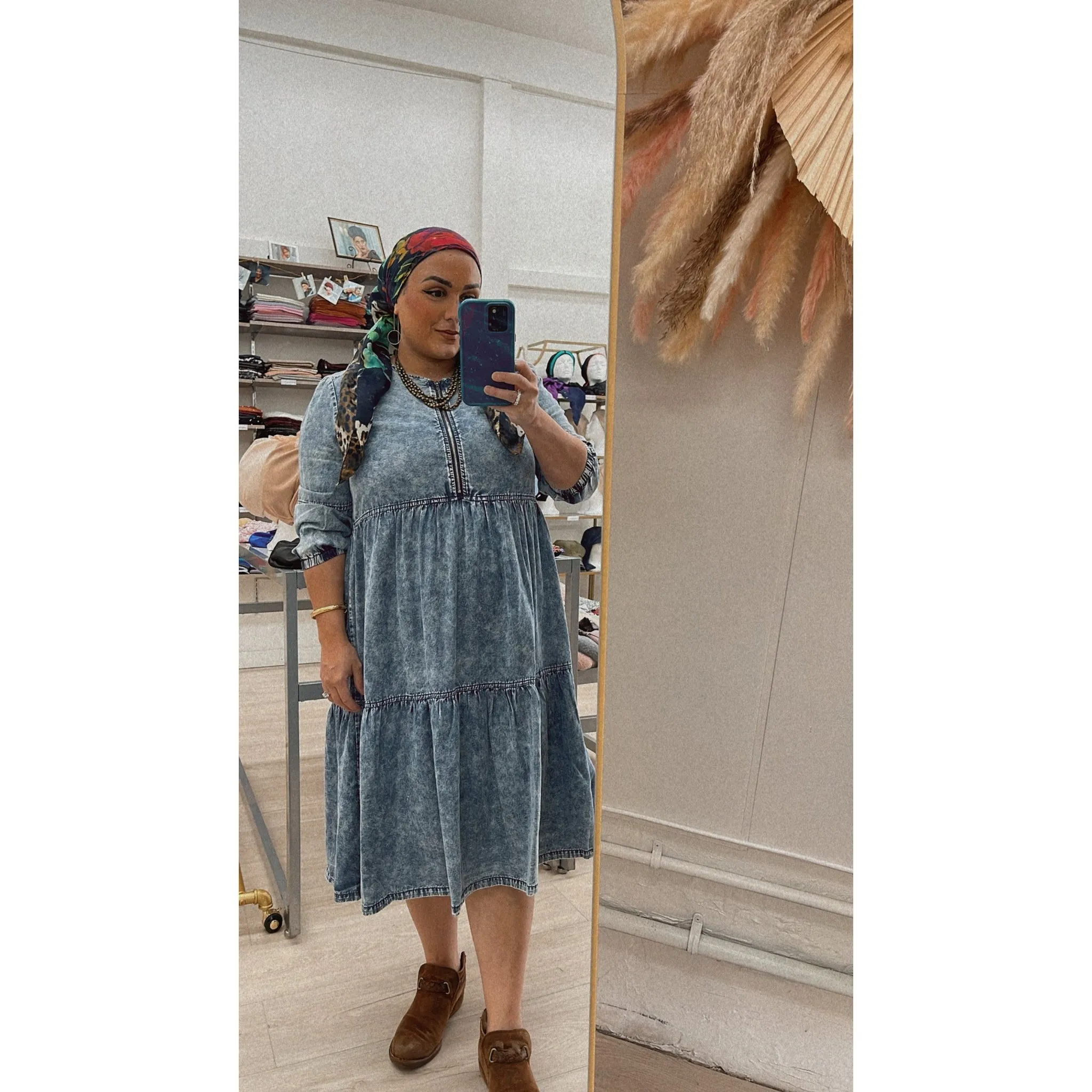Lightweight Denim Dress