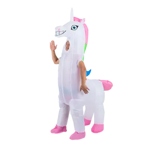 Lightweight Giant Unicorn Inflatable Costume with Fan