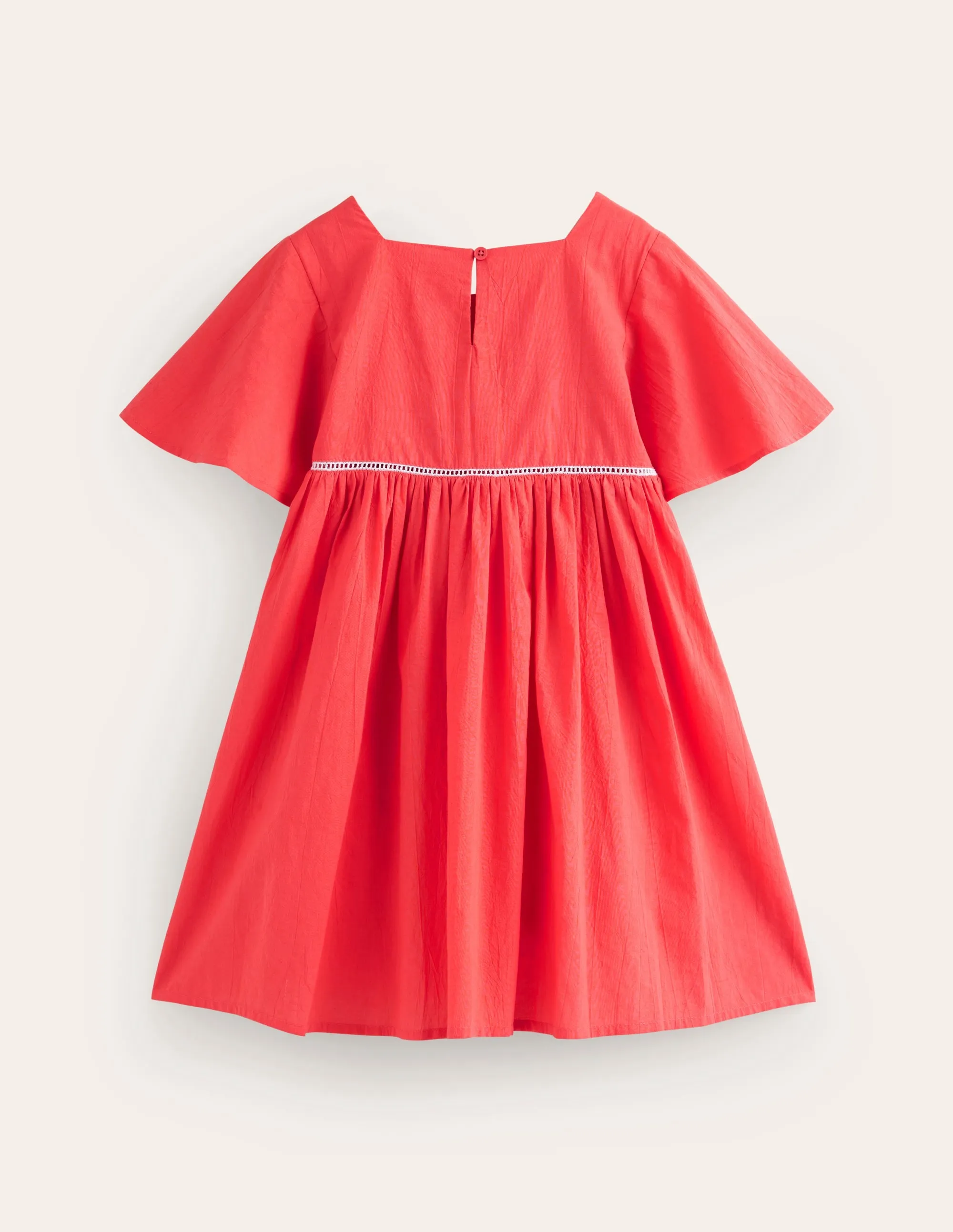 Lightweight Holiday Dress-Jam Red