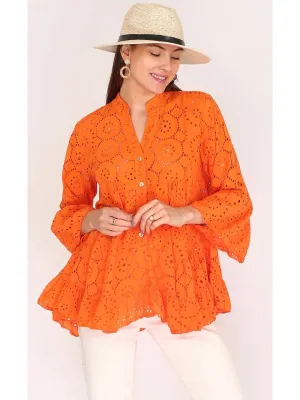 Loowie English Embroidered Blouse