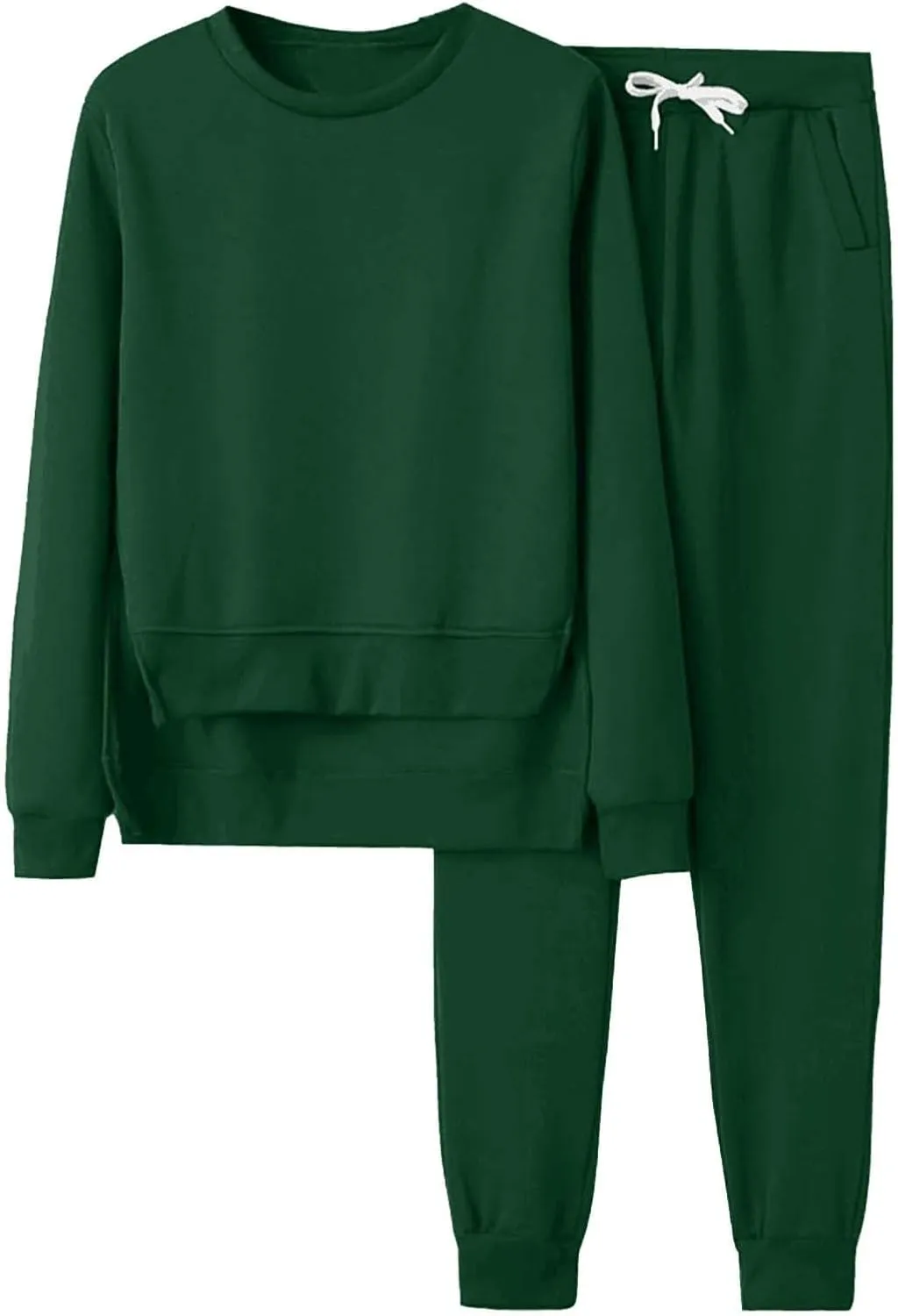 Lounge Sets for Women 2024 Long Sleeve V Neck Cute Sweatsuit Two Piece Travel Outfits Sweatsuits Sweatsuits