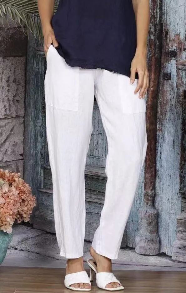 LSP21-891 La Strada Italian Linen Pants