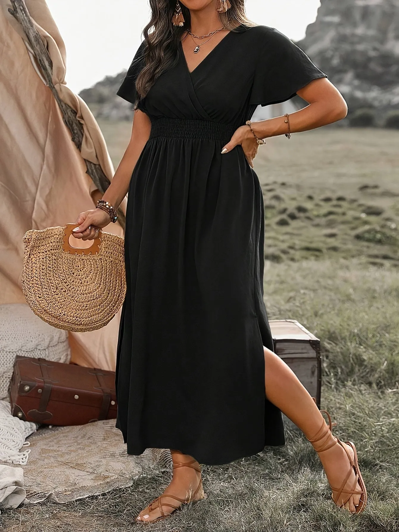 MARY - Chic V-Neck Summer Dress