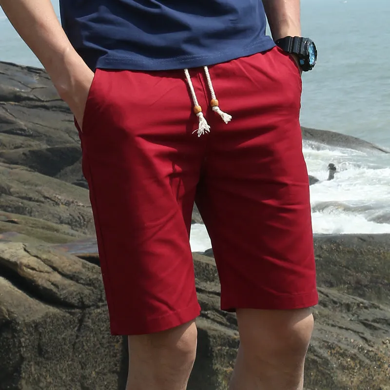 Men Casual Shorts Summer Loose Pants Korean Trendy knee length Thin Jodhpurs Shorts