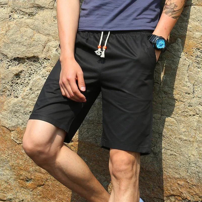 Men Casual Shorts Summer Loose Pants Korean Trendy knee length Thin Jodhpurs Shorts