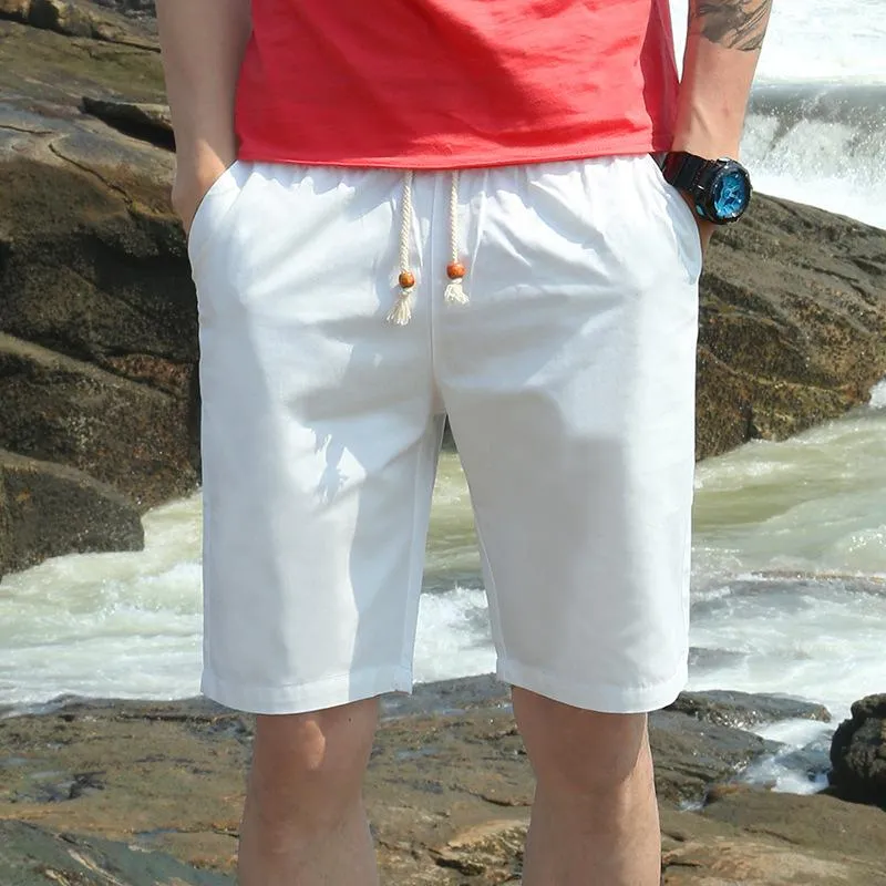 Men Casual Shorts Summer Loose Pants Korean Trendy knee length Thin Jodhpurs Shorts