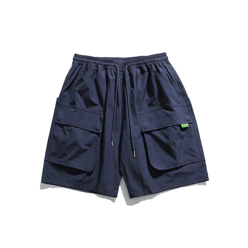 Men Shorts Summer Shorts Trendy Straight-Leg Pants
