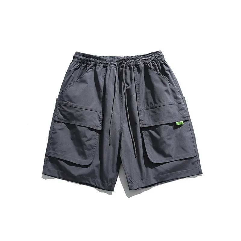 Men Shorts Summer Shorts Trendy Straight-Leg Pants