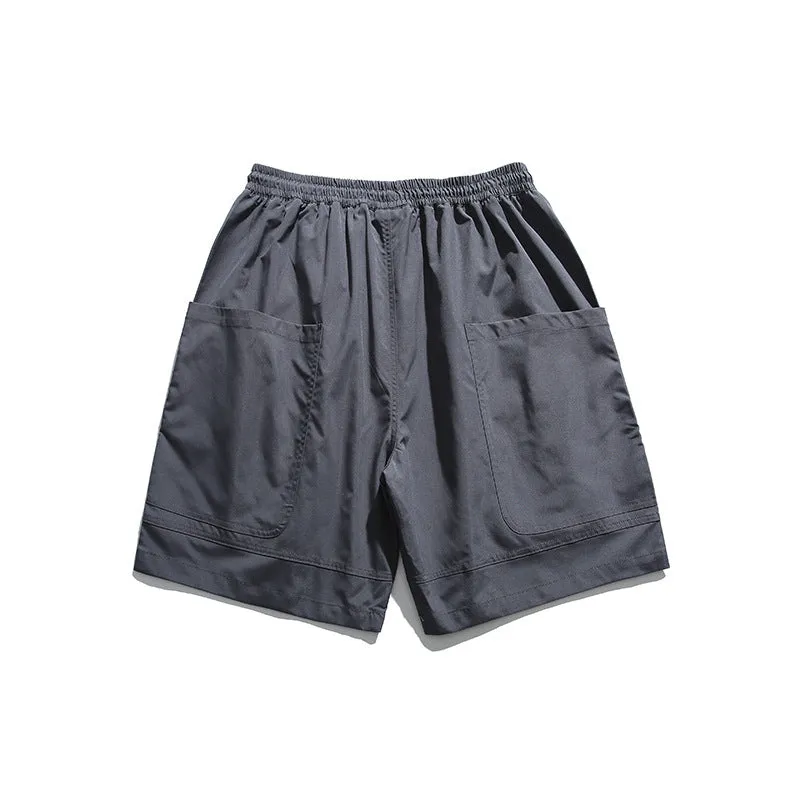 Men Shorts Summer Shorts Trendy Straight-Leg Pants