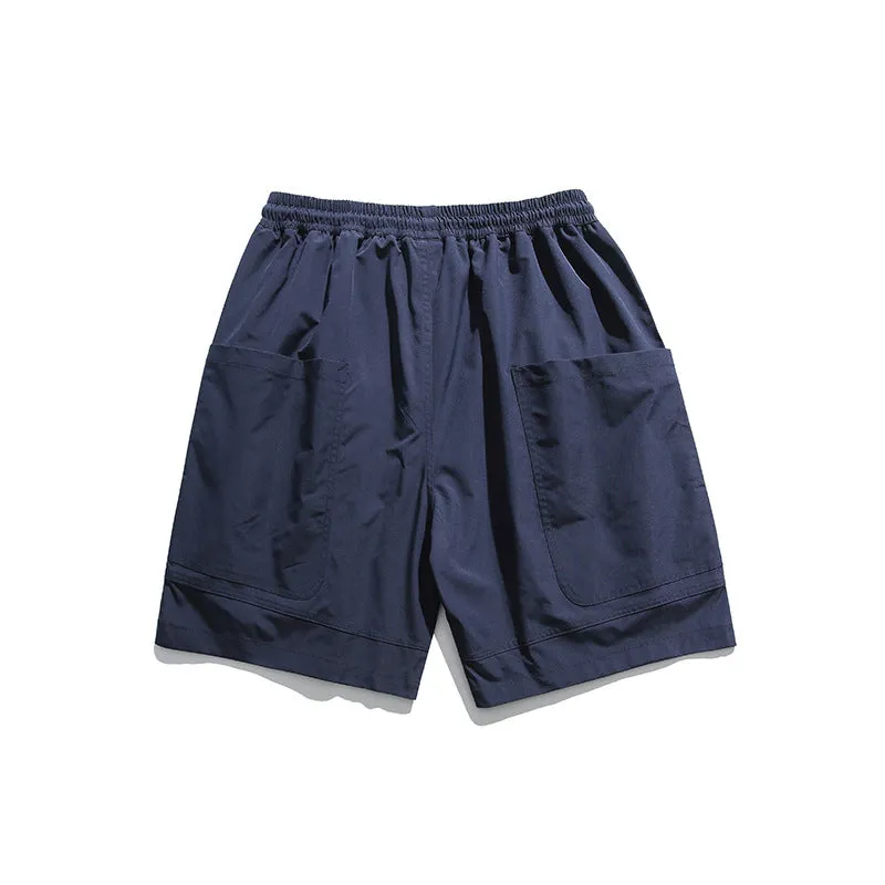 Men Shorts Summer Shorts Trendy Straight-Leg Pants