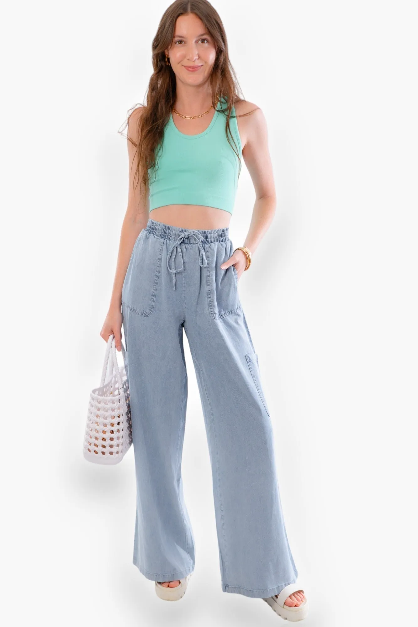 Mint As Can Be Thick Strap Brami Tank