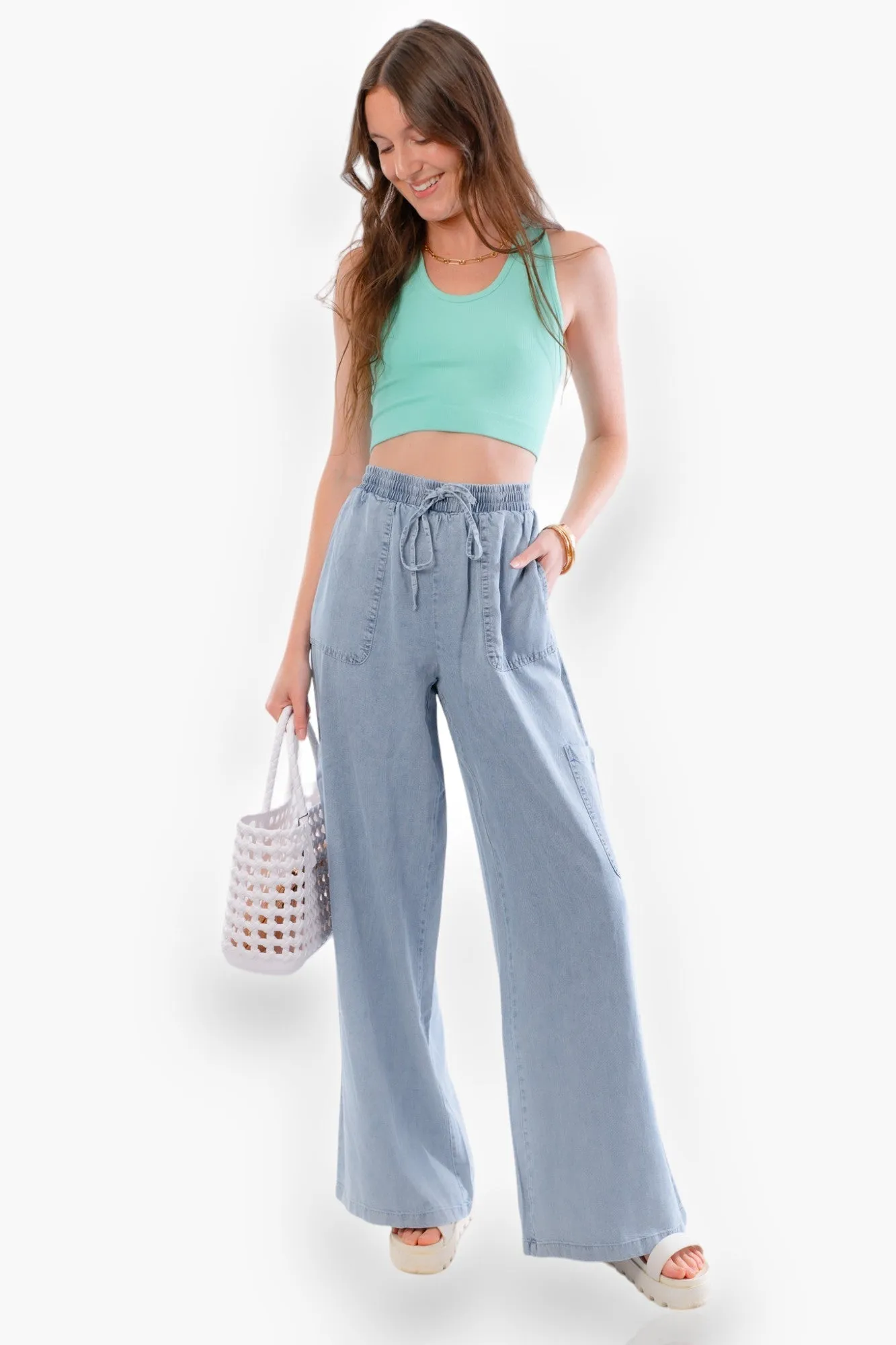 Mint As Can Be Thick Strap Brami Tank