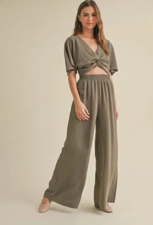 Miou Muse Elastic Waist Band Pant