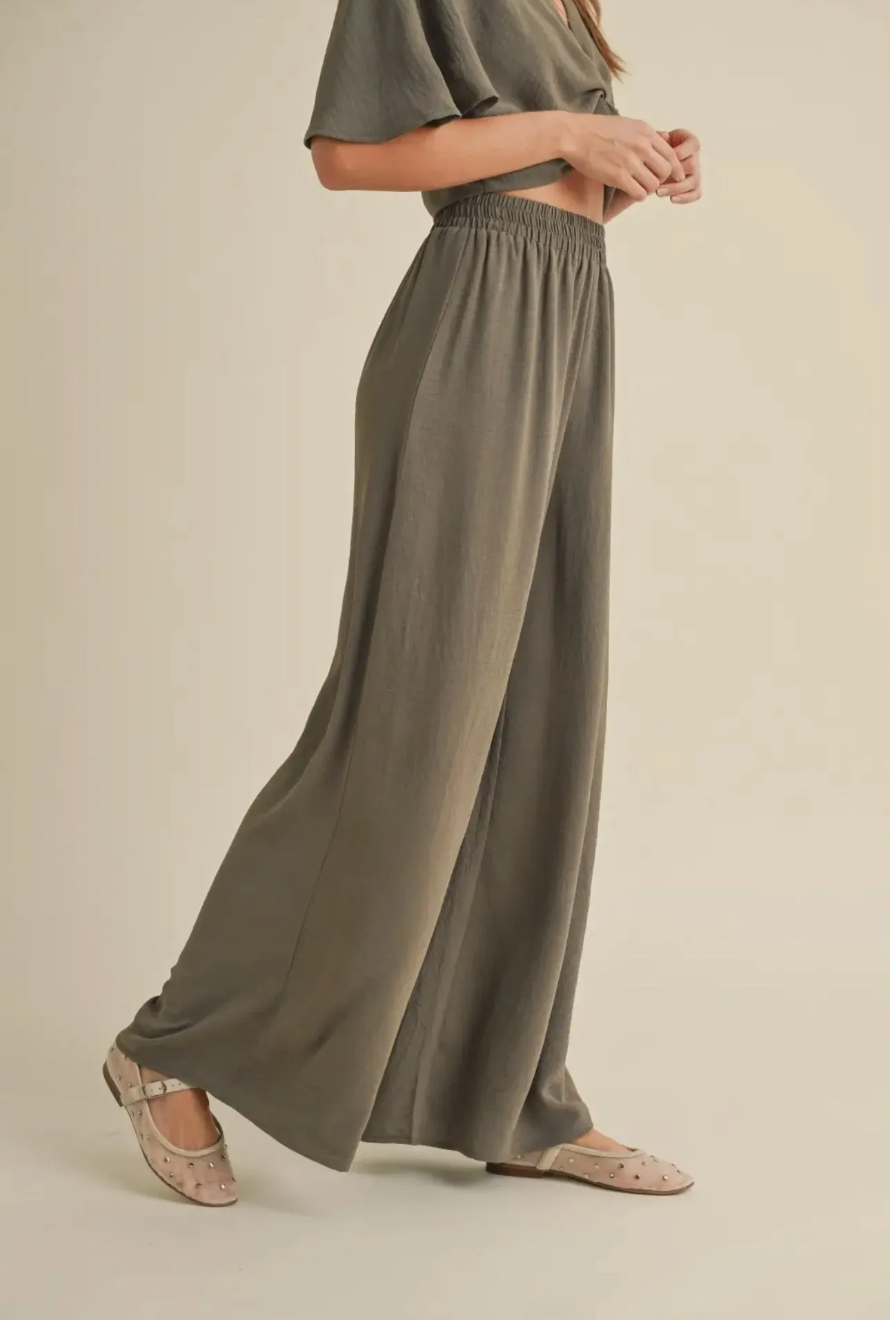 Miou Muse Elastic Waist Band Pant