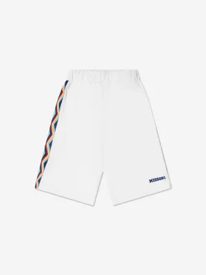 Missoni Boys Logo Jersey Shorts in White