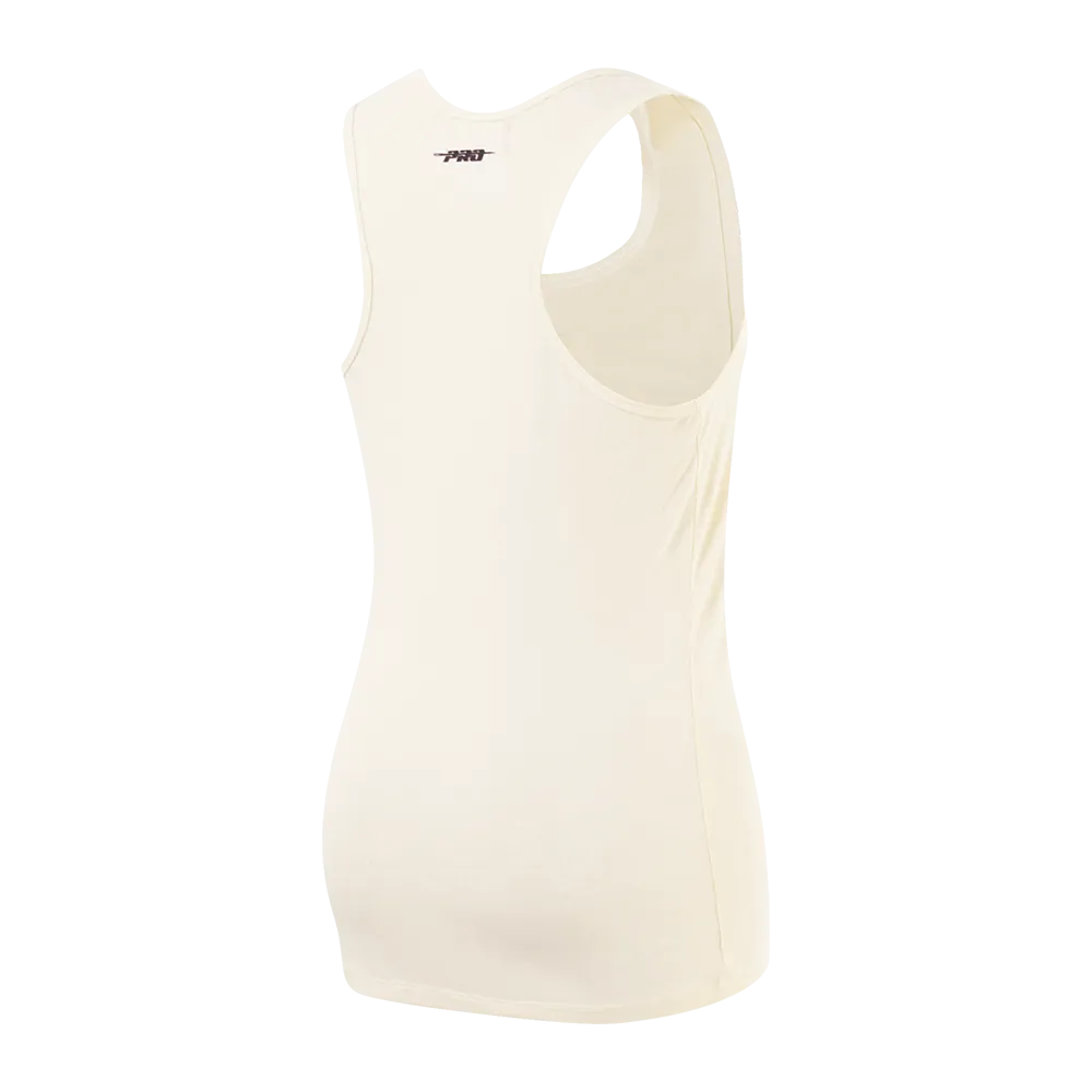 MLB ATLANTA BRAVES TRIPLE TONAL RELAXED FIT WOMEN'S RACERBACK (EGGSHELL)