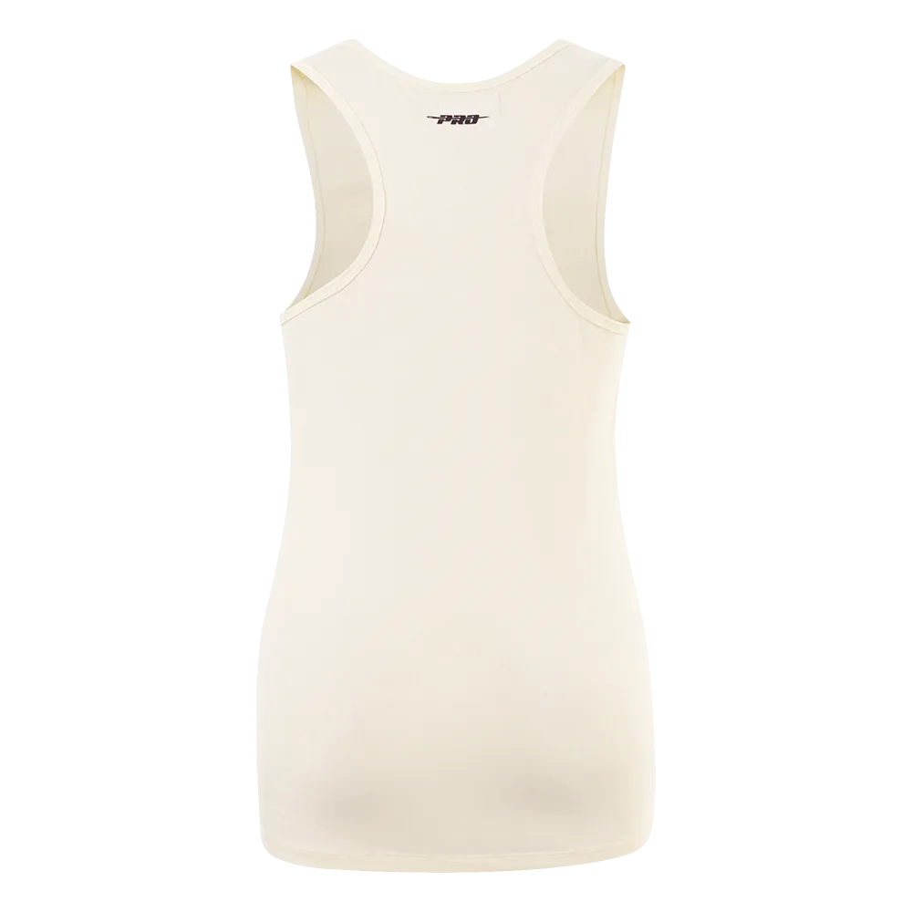 MLB ATLANTA BRAVES TRIPLE TONAL RELAXED FIT WOMEN'S RACERBACK (EGGSHELL)
