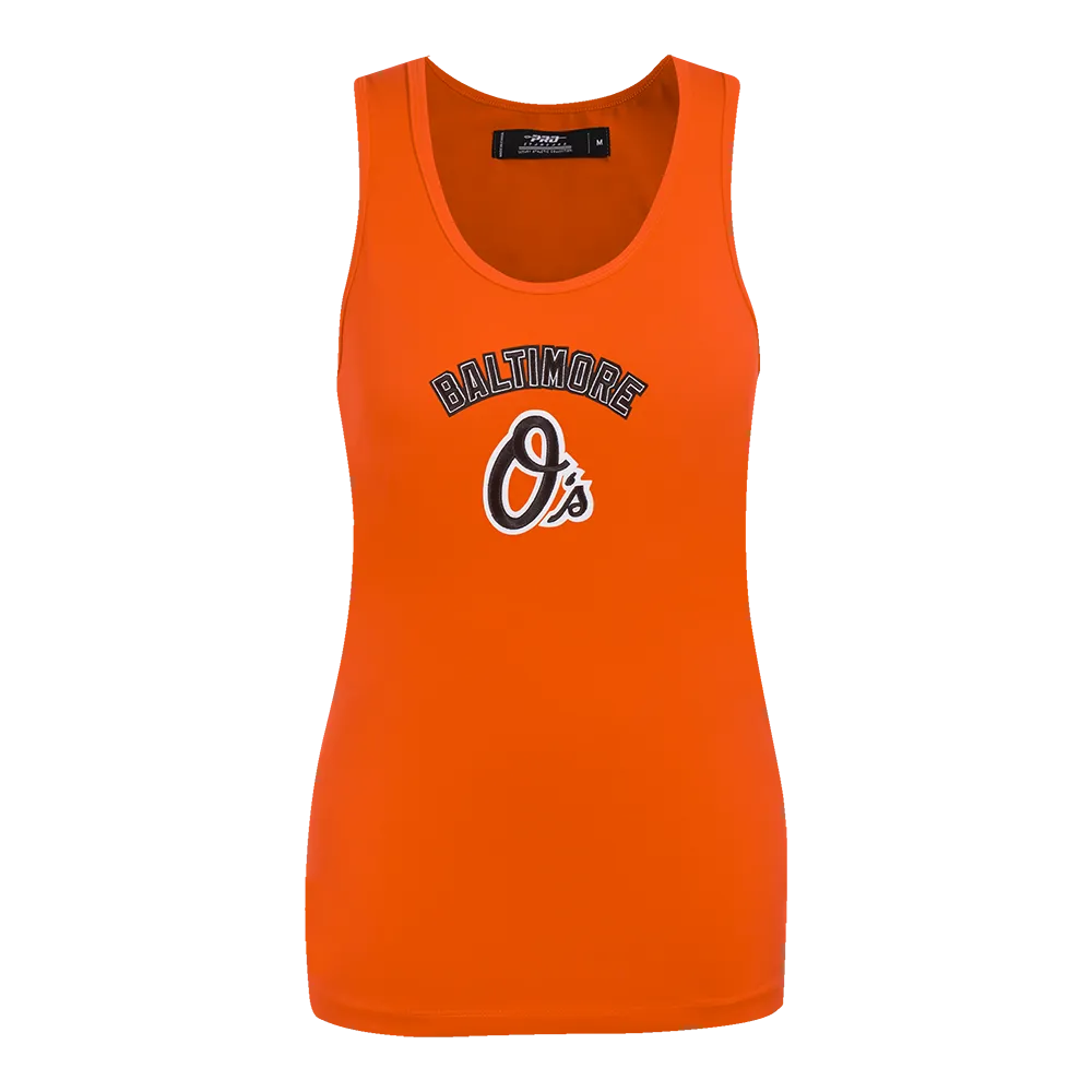 MLB BALTIMORE ORIOLES CLASSIC WOMEN'S RACERBACK (ORANGE)