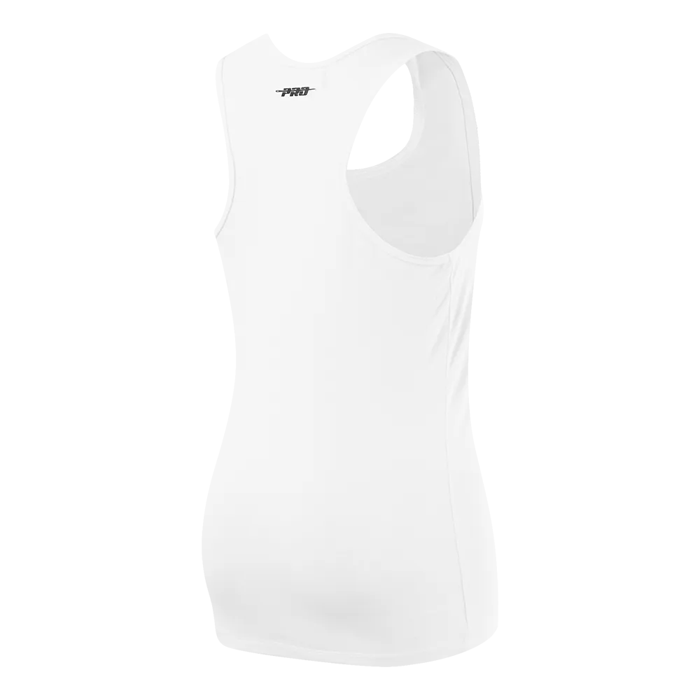 MLB BOSTON RED SOX CLASSIC WOMEN'S RELAXED FIT RACERBACK (WHITE)