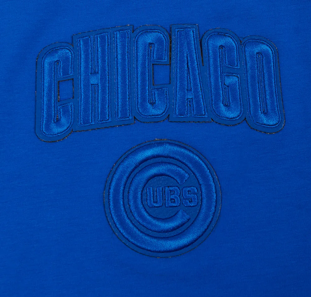 MLB CHICAGO CUBS TRIPLE TONAL RELAXED FIT WOMEN'S RACERBACK (ROYAL BLUE)
