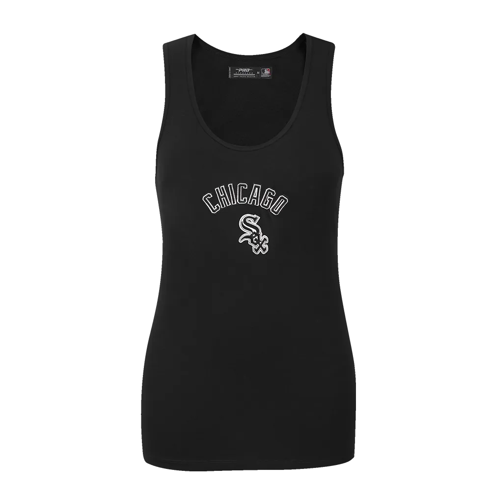 MLB CHICAGO WHITE SOX CLASSIC WOMEN'S RACERBACK (BLACK)