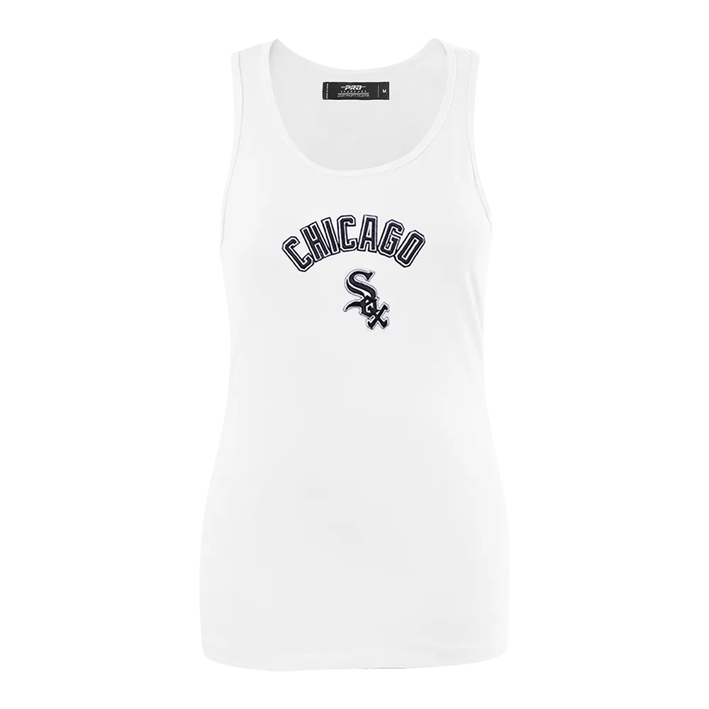 MLB CHICAGO WHITE SOX CLASSIC WOMEN'S RACERBACK (WHITE)