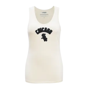 MLB CHICAGO WHITE SOX TRIPLE TONAL RELAXED FIT WOMEN'S RACERBACK (EGGSHELL)