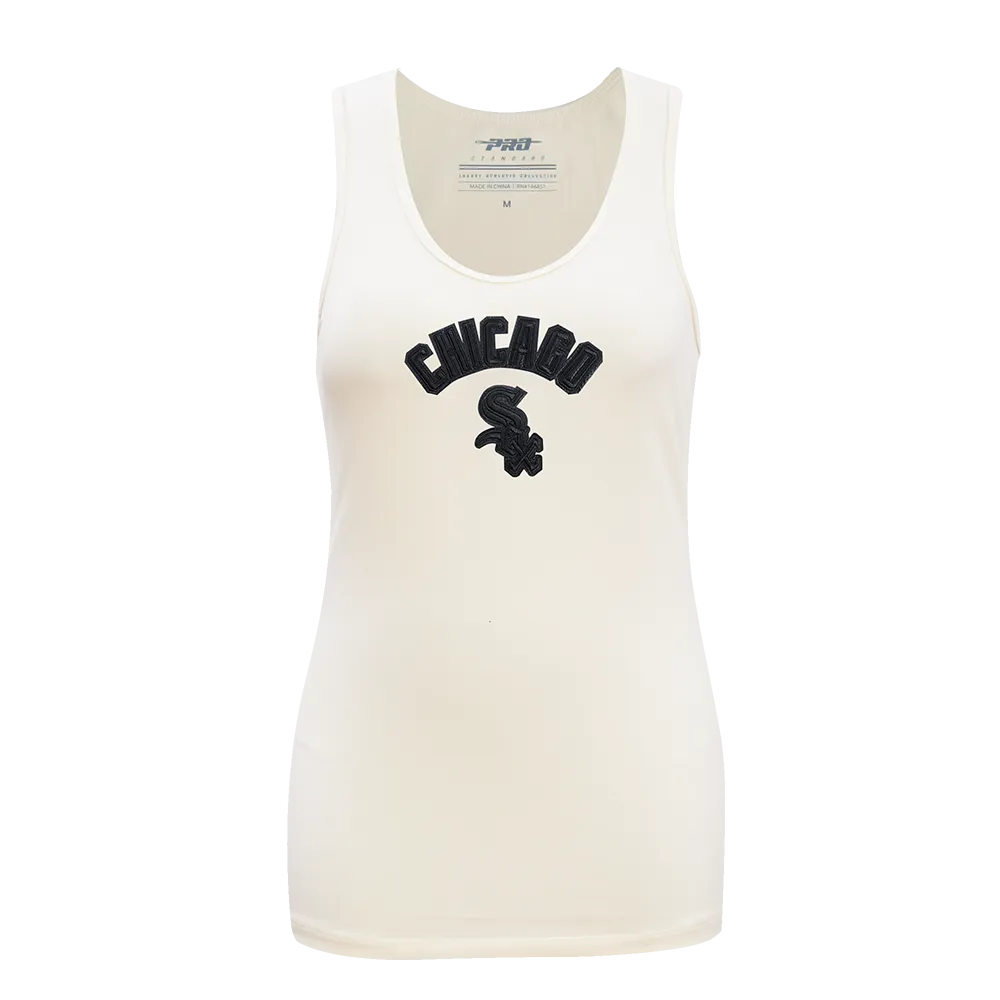 MLB CHICAGO WHITE SOX TRIPLE TONAL RELAXED FIT WOMEN'S RACERBACK (EGGSHELL)