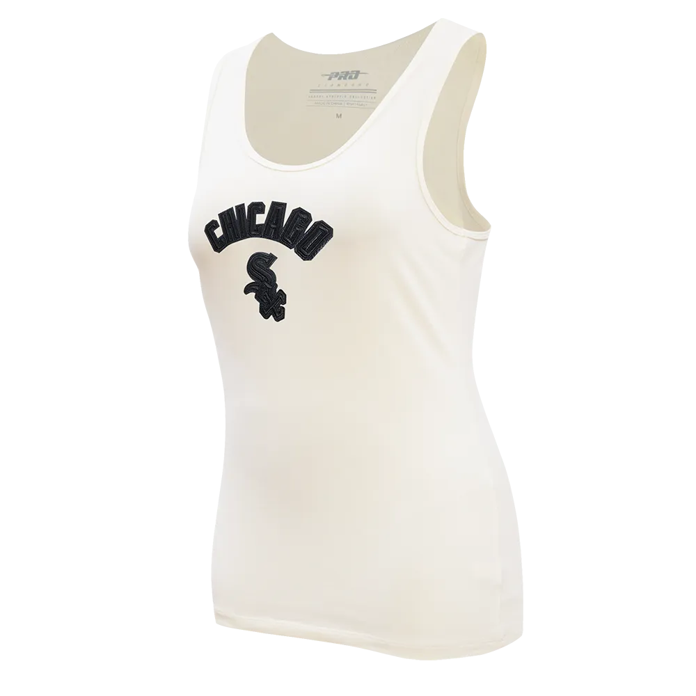 MLB CHICAGO WHITE SOX TRIPLE TONAL RELAXED FIT WOMEN'S RACERBACK (EGGSHELL)