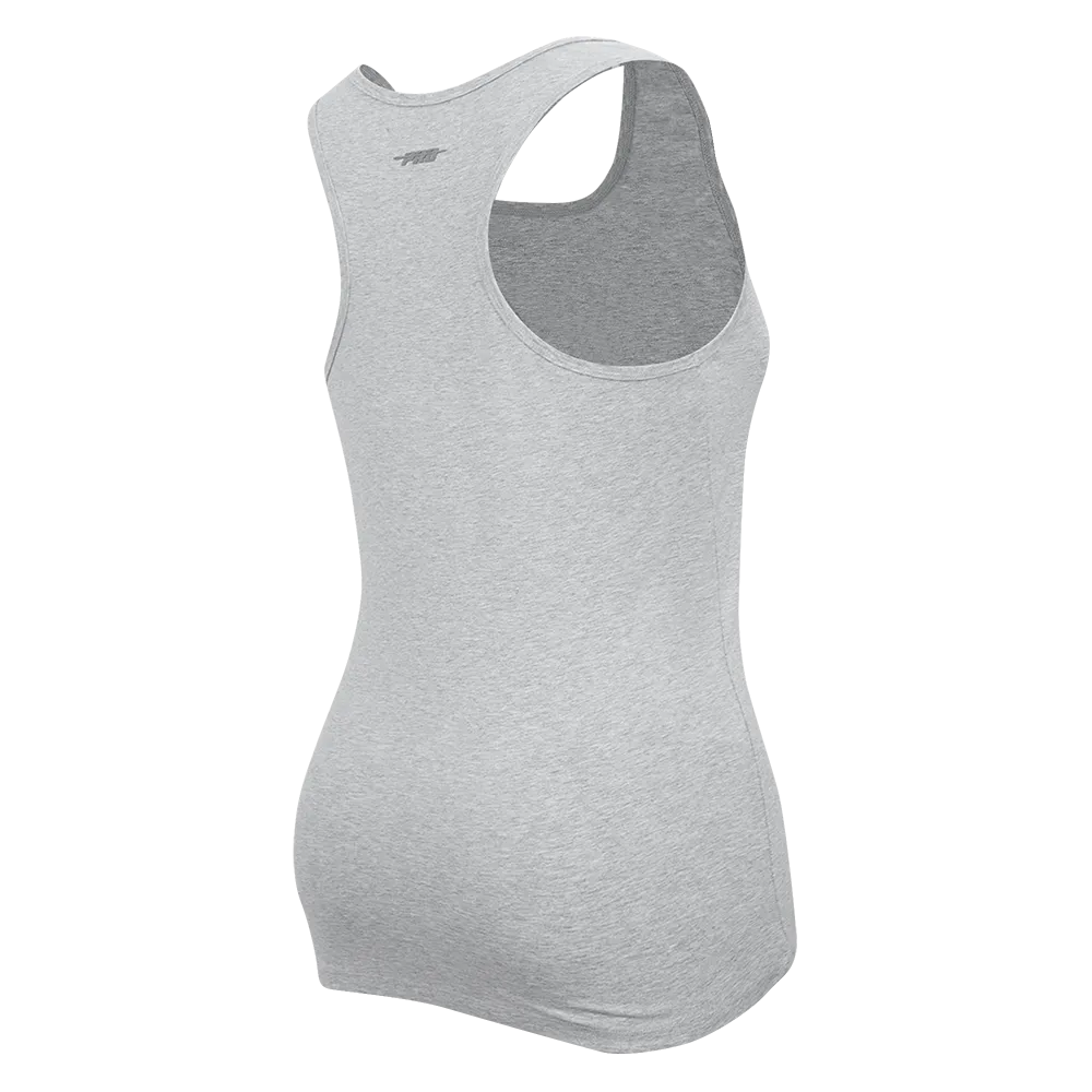 MLB COLORADO ROCKIES TRIPLE TONAL RELAXED FIT WOMEN'S RACERBACK (HEATHER GREY)