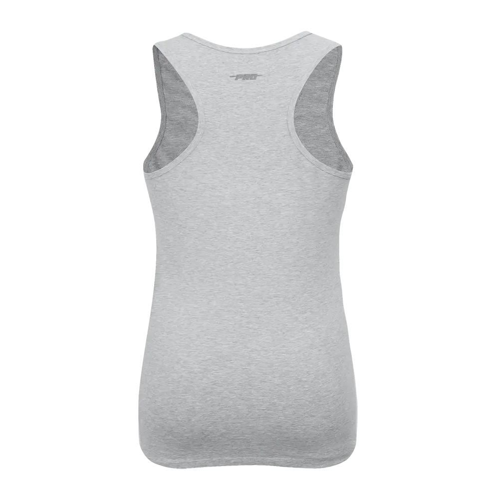 MLB COLORADO ROCKIES TRIPLE TONAL RELAXED FIT WOMEN'S RACERBACK (HEATHER GREY)