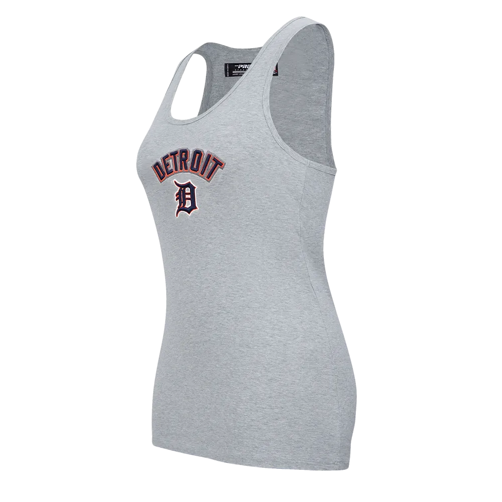 MLB DETROIT TIGERS CLASSIC WOMEN'S RACERBACK (HEATHER GREY)