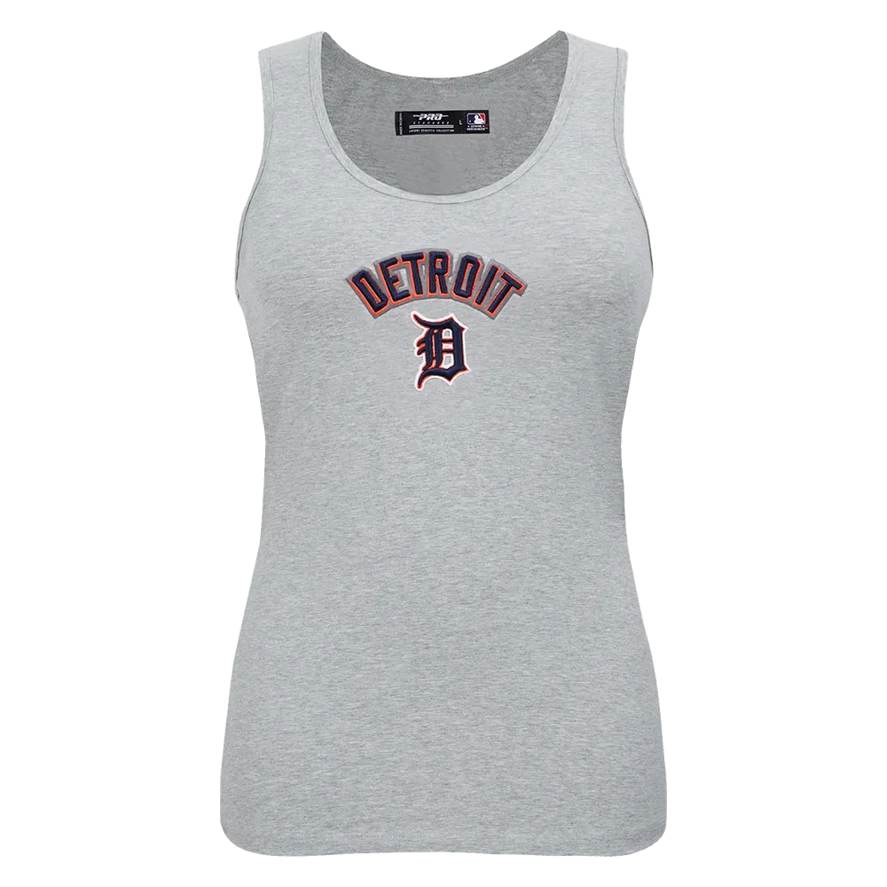 MLB DETROIT TIGERS CLASSIC WOMEN'S RACERBACK (HEATHER GREY)