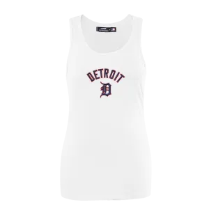 MLB DETROIT TIGERS CLASSIC WOMEN'S RACERBACK (WHITE)