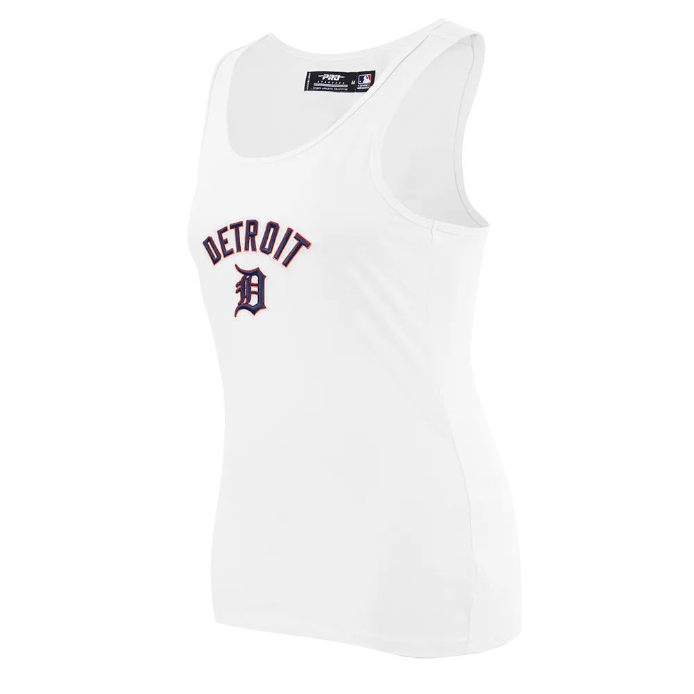 MLB DETROIT TIGERS CLASSIC WOMEN'S RACERBACK (WHITE)