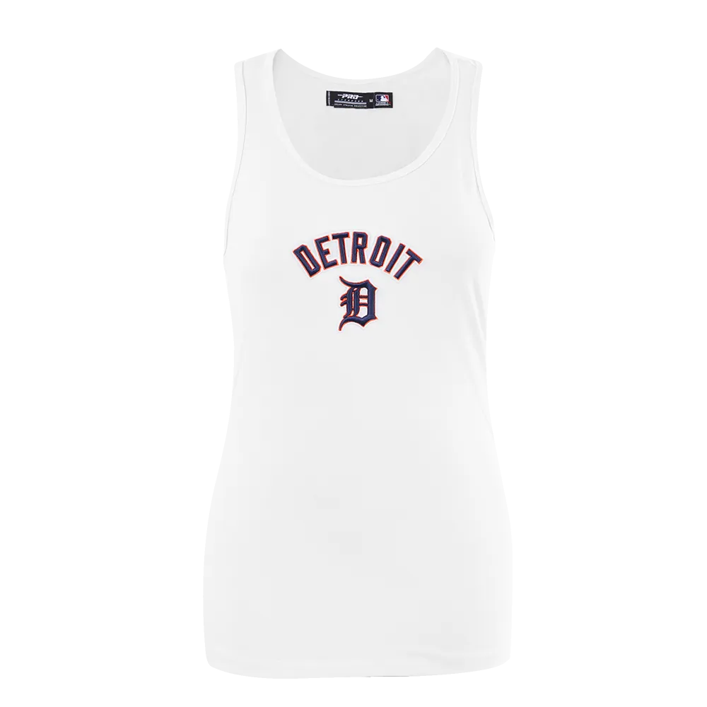 MLB DETROIT TIGERS CLASSIC WOMEN'S RACERBACK (WHITE)