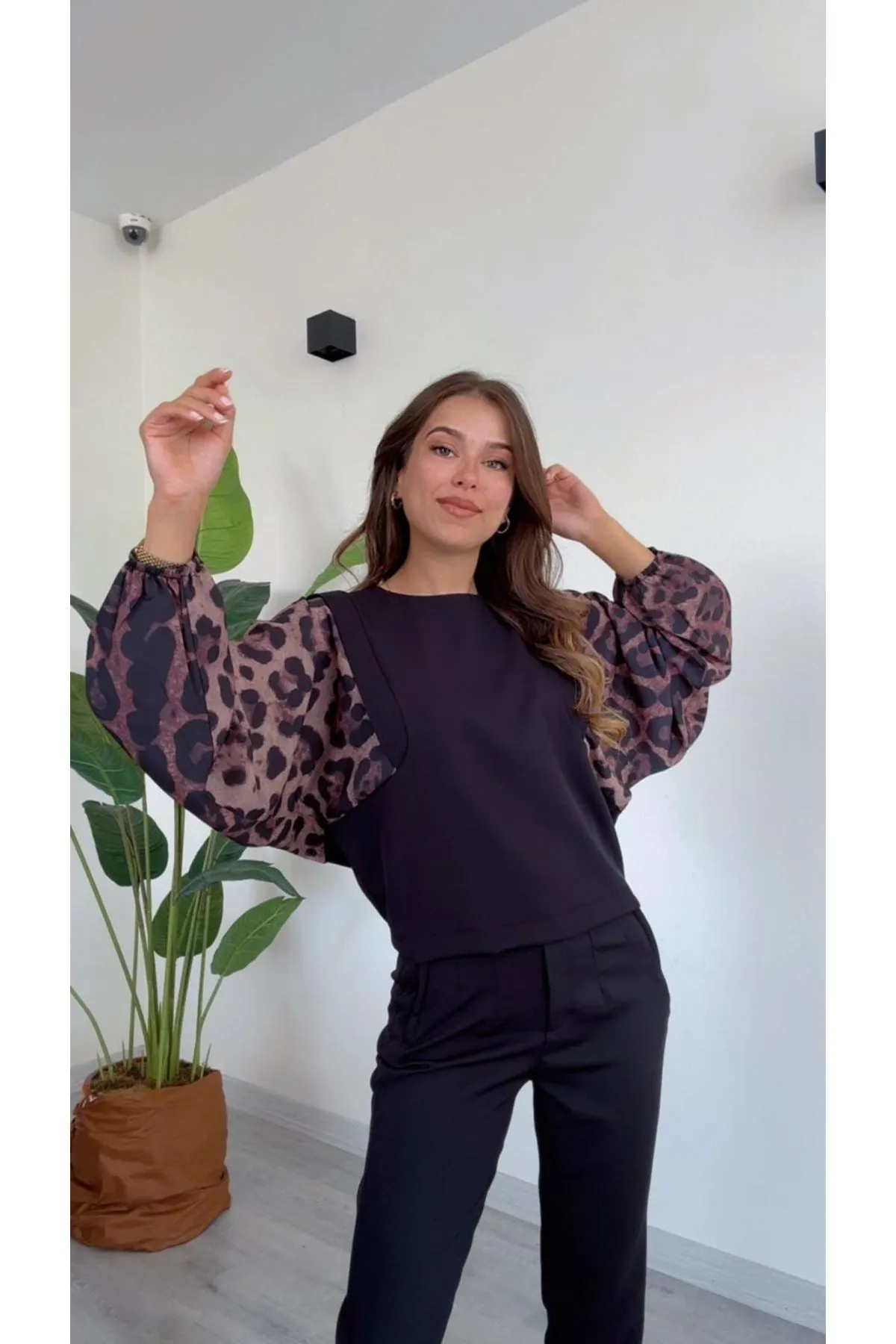 MXM Women Leopard Print Stylish Blouse - Ipswich