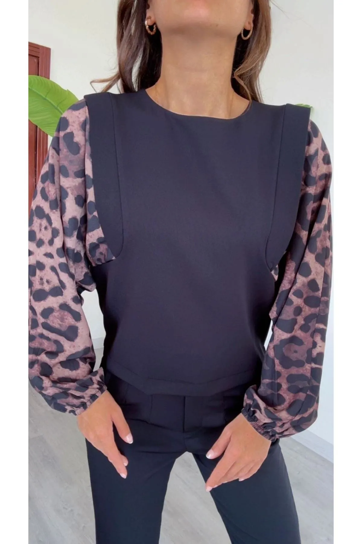MXM Women Leopard Print Stylish Blouse - Ipswich