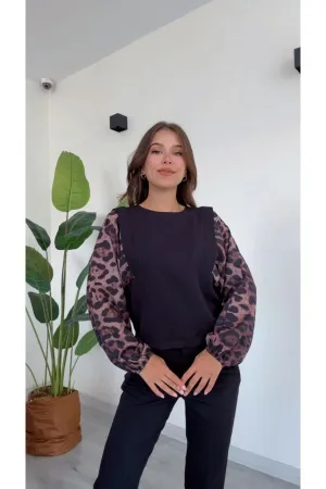 MXM Women Leopard Print Stylish Blouse - Ipswich