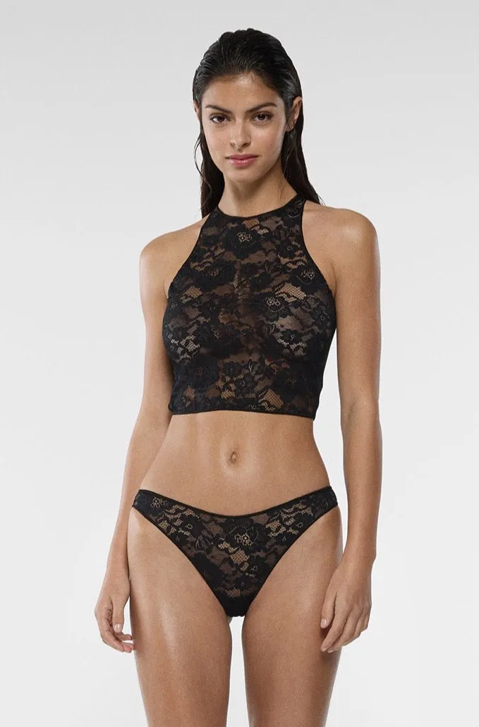 O-Lover Lace Sporty Crop Top