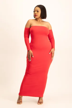 Off Shoulder Lounge Maxi Dress