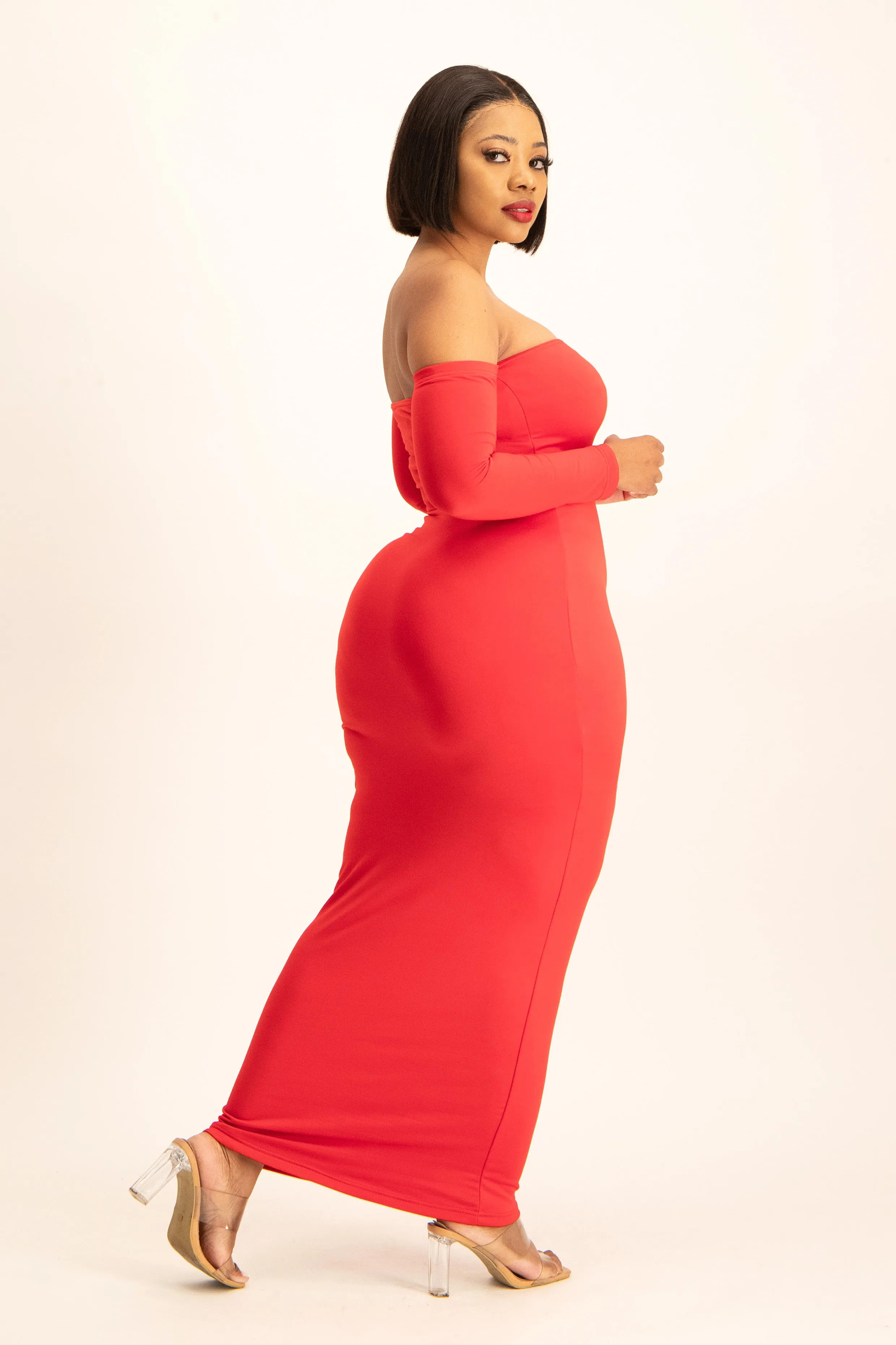 Off Shoulder Lounge Maxi Dress