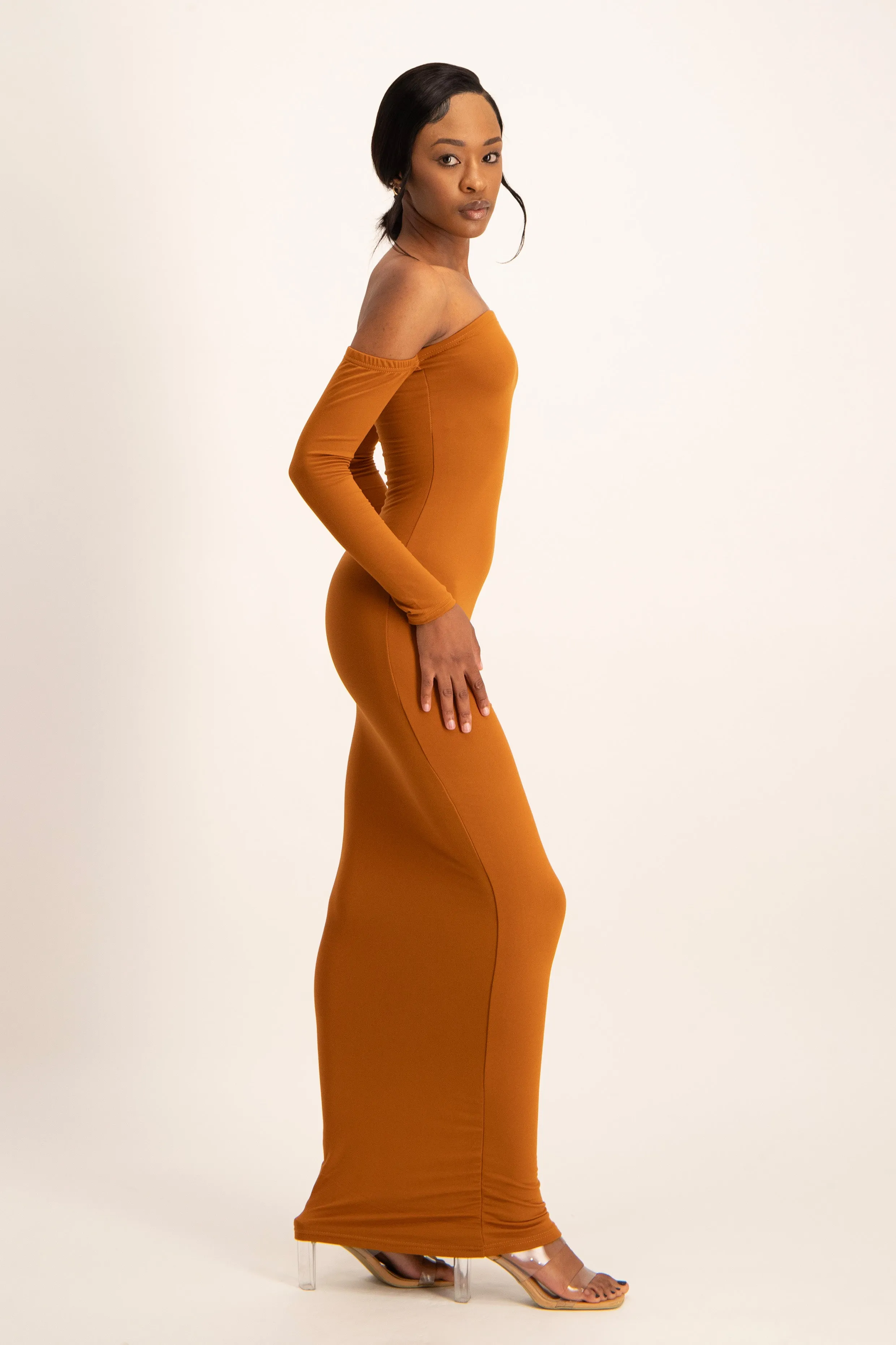 Off Shoulder Lounge Maxi Dress