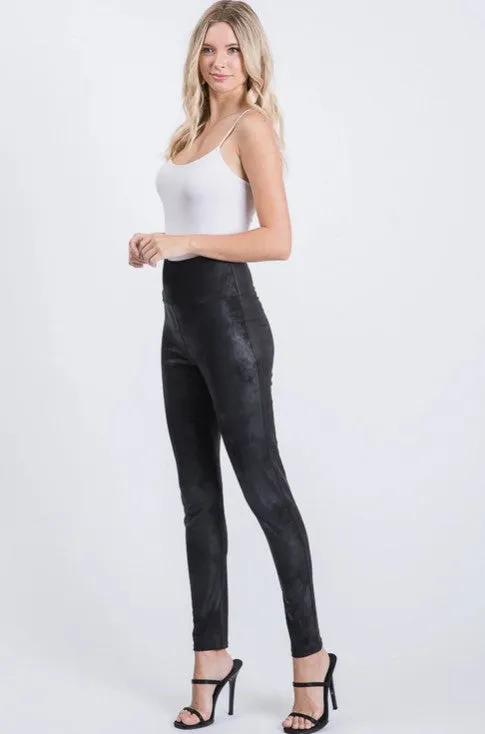 Ooh La La Faux Leather Leggings