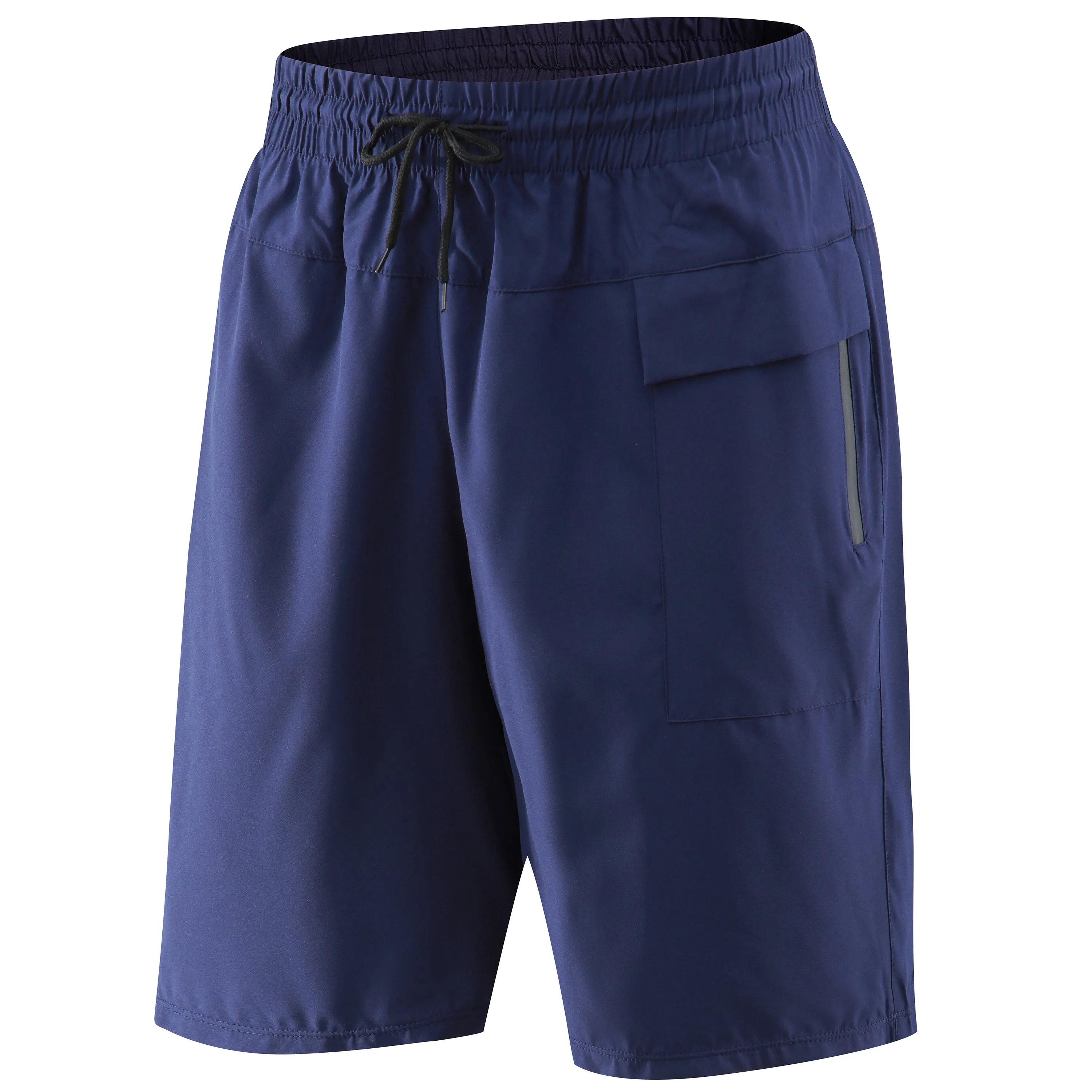 PEPEPEACOCK Men's Athletic Running Shorts with Pockets and Zip Front Pocket
